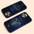 Personalized Blue Zodiac Horoscope Sign iPhone Case